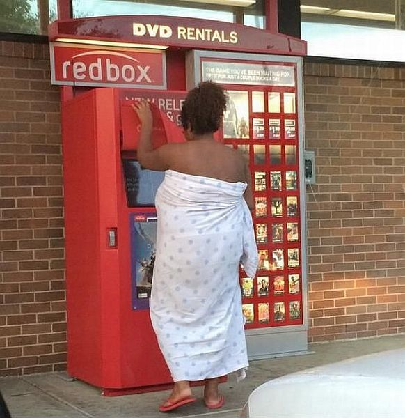 #RedBox, so easy and fast you can pick up a new movie after you've realized you need a new movie while having sex.
